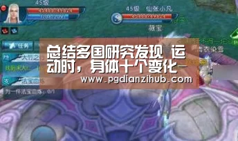总结多国研究发现 运动时,身体十个变化-电子麻将胡了(图1) pg电子游戏官网